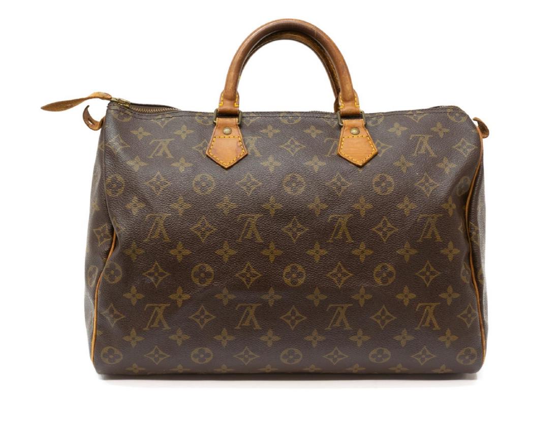 LOUIS VUITTON 'SPEEDY 35' MONOGRAM CANVAS HANDBAG (1 of 4)