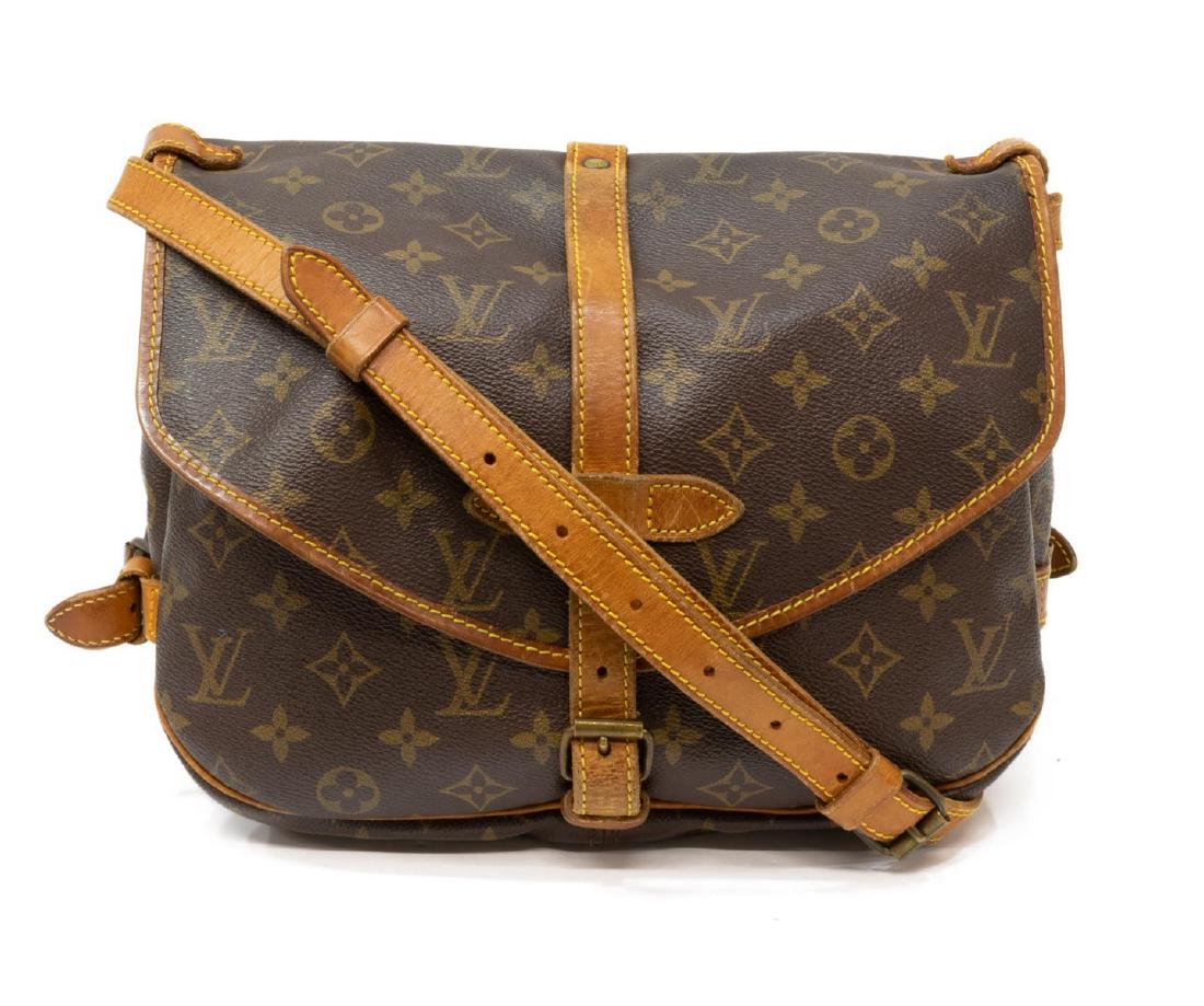 LOUIS VUITTON 'SAUMUR' MONOGRAM CROSSBODY BAG (1 of 5)
