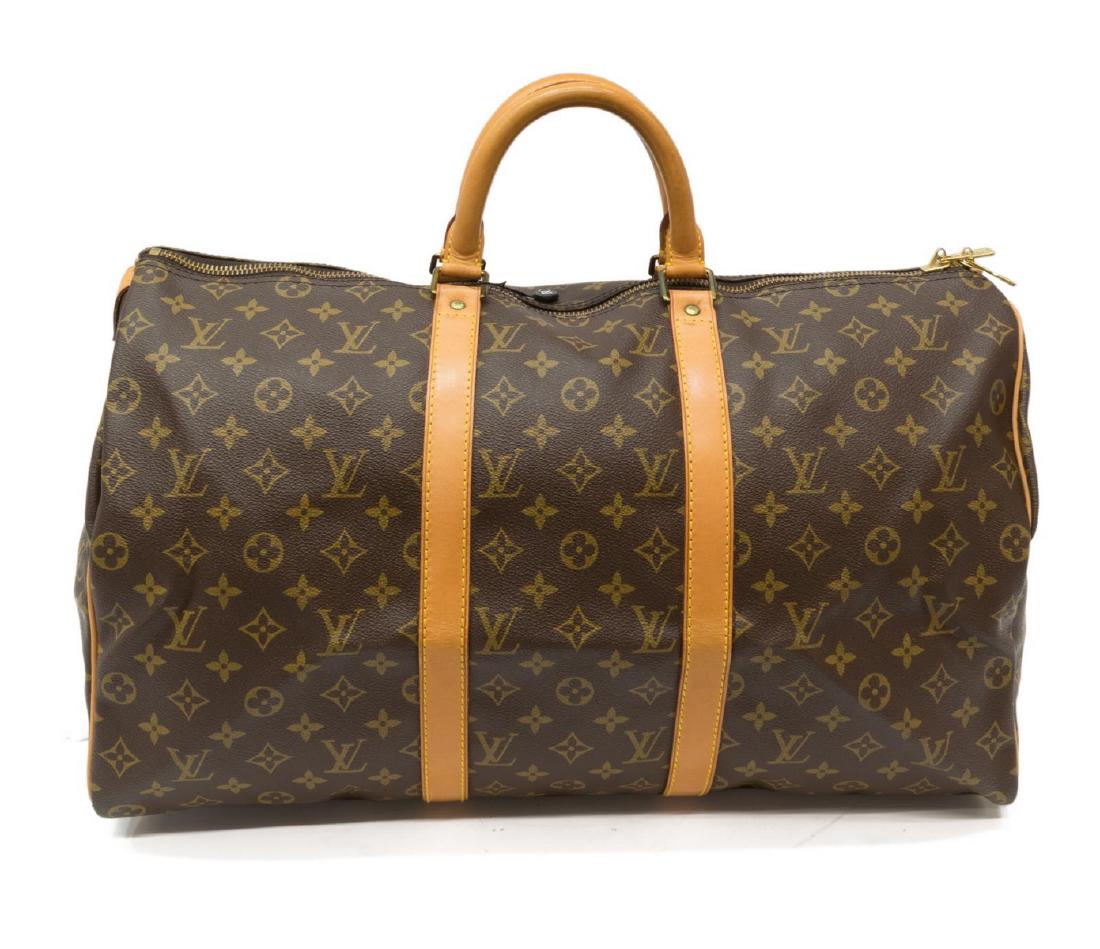 LOUIS VUITTON 'KEEPALL 50' MONOGRAM DUFFLE BAG (1 of 4)