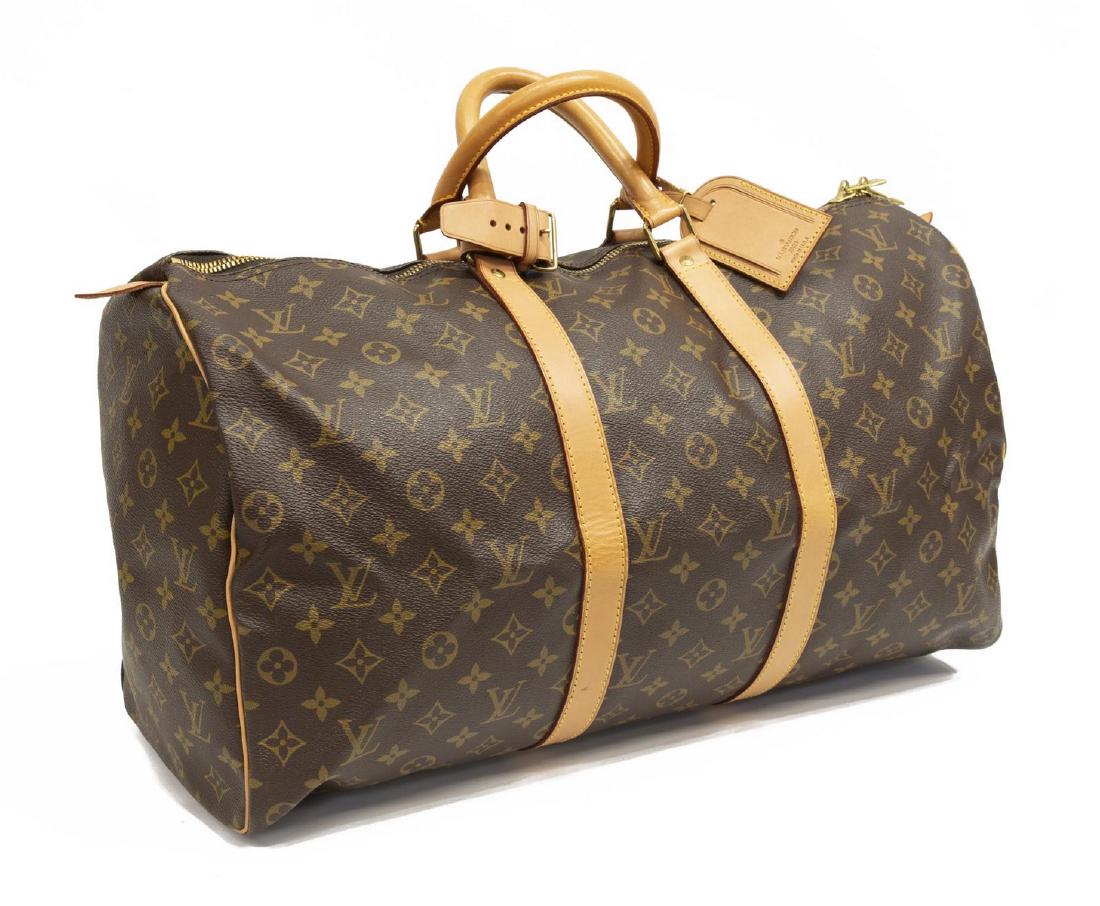 LOUIS VUITTON 'KEEPALL 50' MONOGRAM DUFFLE BAG (1 of 4)