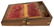 ENGLISH BRASS BOUND WALNUT TRAVELING LAP DESK - 2