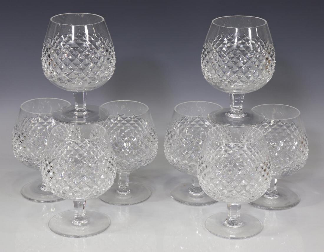 (8) WATERFORD 'ALANA' CRYSTAL BRANDY GLASSES