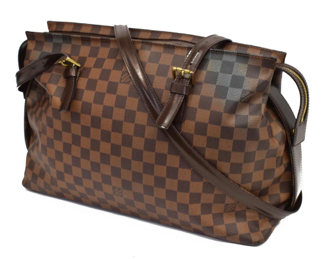 LOUIS VUITTON 'CHELSEA' DAMIER EBENE SHOULDER TOTE BAG (1 of 5)