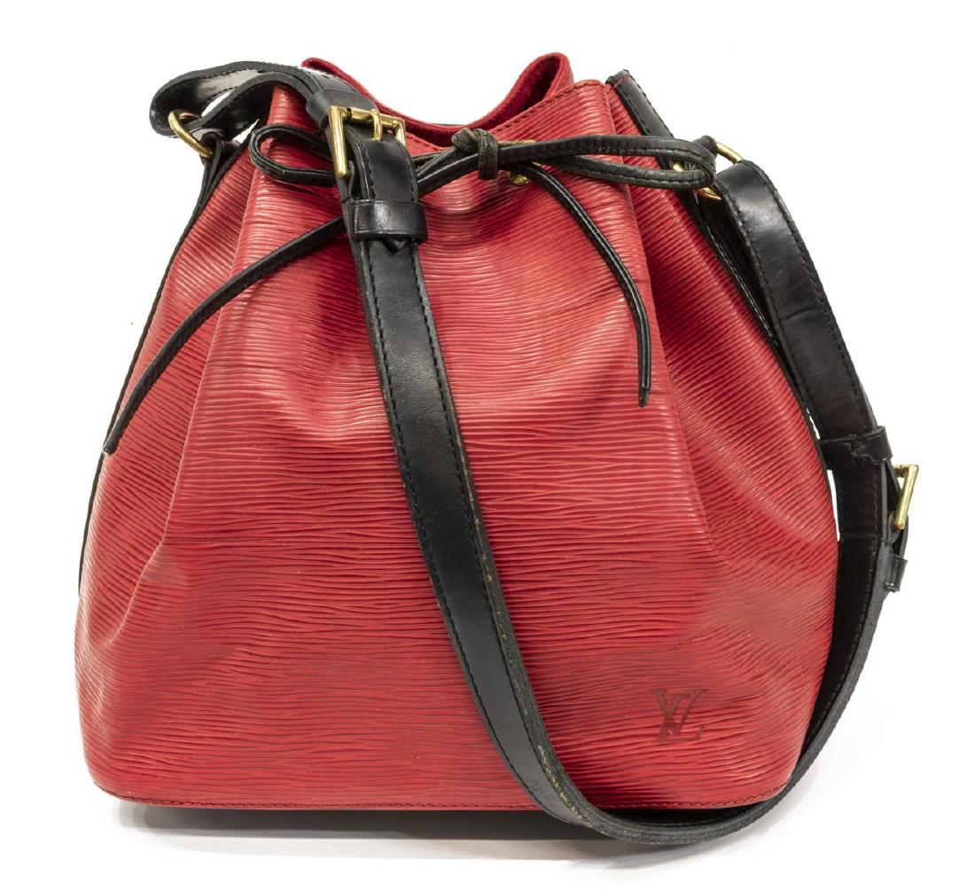 LOUIS VUITTON 'NOE PM' BI-COLOR EPI BUCKET BAG (1 of 4)