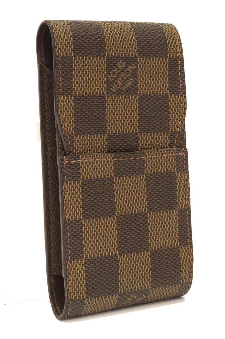 LOUIS VUITTON DAMIER EBENE CANVAS CIGARETTE POUCH (1 of 3)