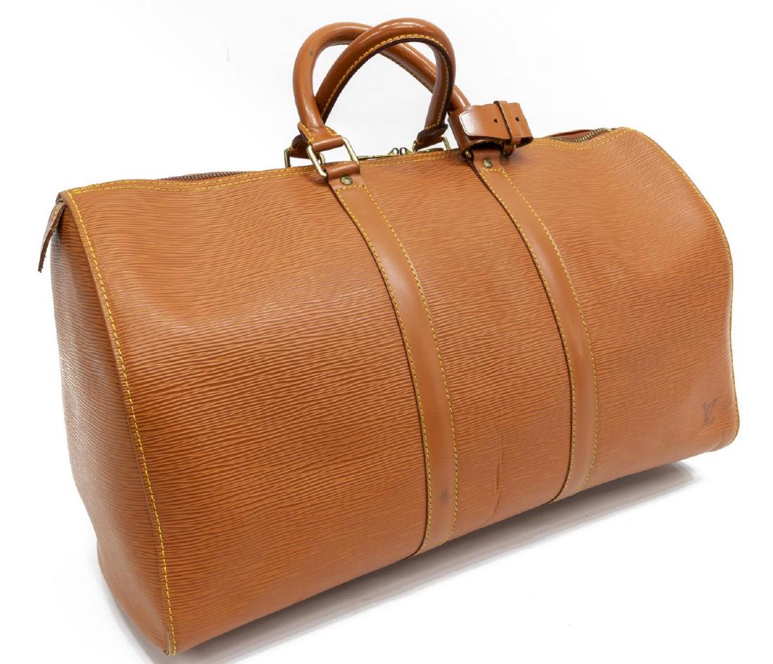 LOUIS VUITTON 'KEEPALL 45' TAN EPI DUFFLE BAG (1 of 4)