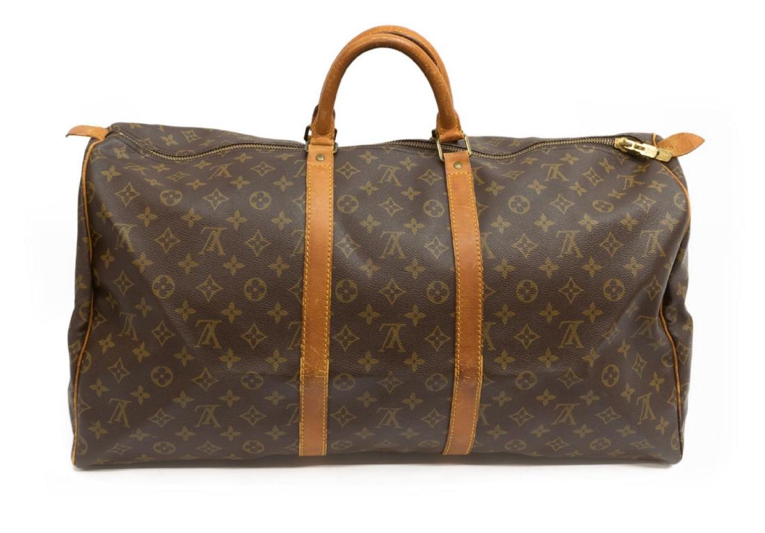 LOUIS VUITTON 'KEEPALL 55' MONOGRAM COATED CANVAS (1 of 4)