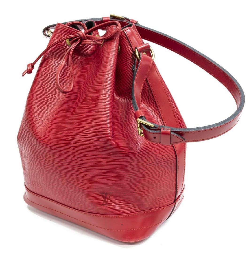 LOUIS VUITTON 'NOE GM' RED EPI LEATHER BUCKET BAG (1 of 4)