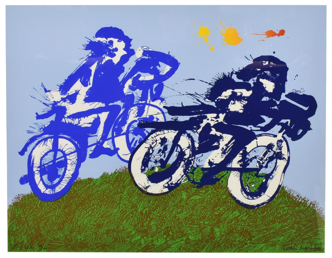 ARTHUR SECUNDA (B.1937) 'JOY RIDE' SERIGRAPH (1 of 5)