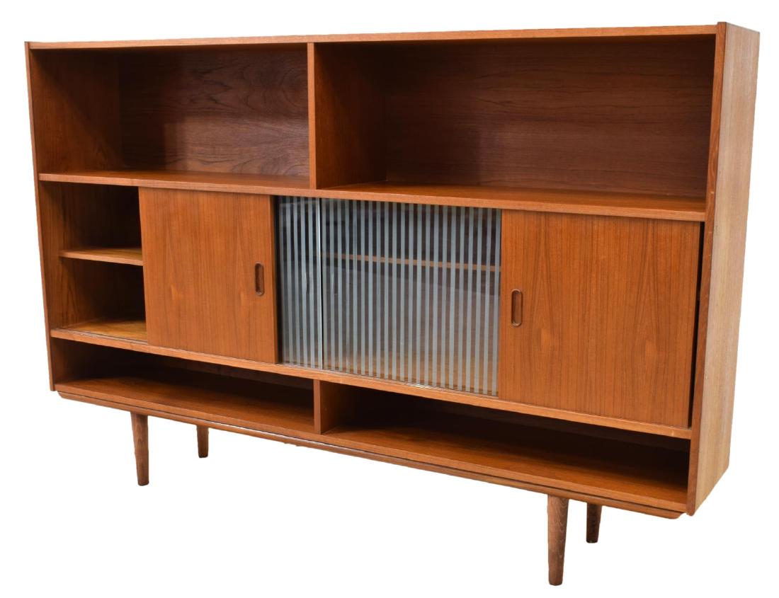 DANISH MID-CENTURY MODERN TEAK BOOKCASE (1 of 4)
