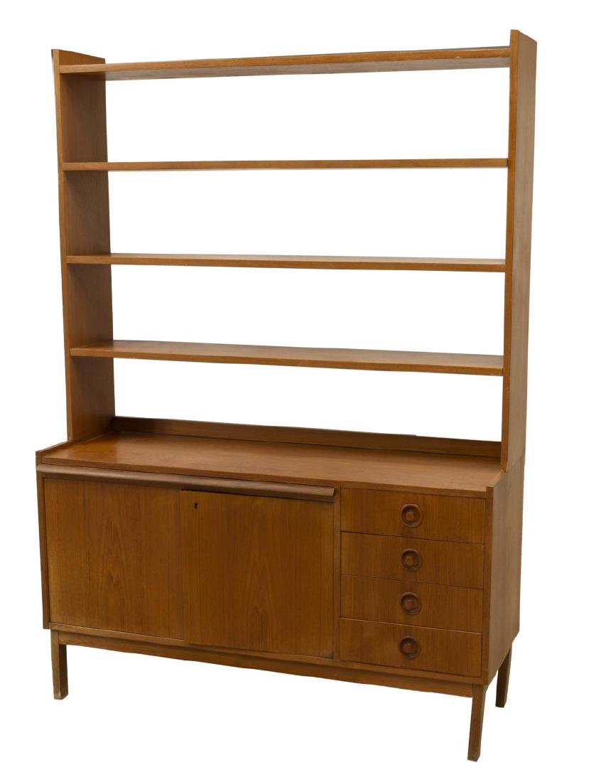 DANISH MID-CENTURY MODERN TEAK BOOKCASE (1 of 3)