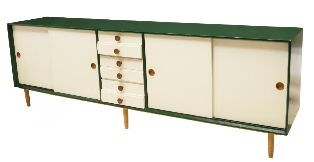 DANISH MID-CENTURY MODERN PAINTED SIDEBOARD (1 of 3)