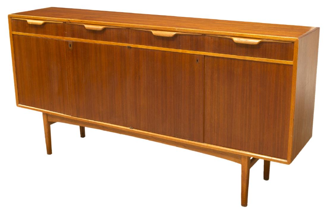 DANISH MID-CENTURY MODERN TEAK SIDEBOARD SERVER (1 of 3)