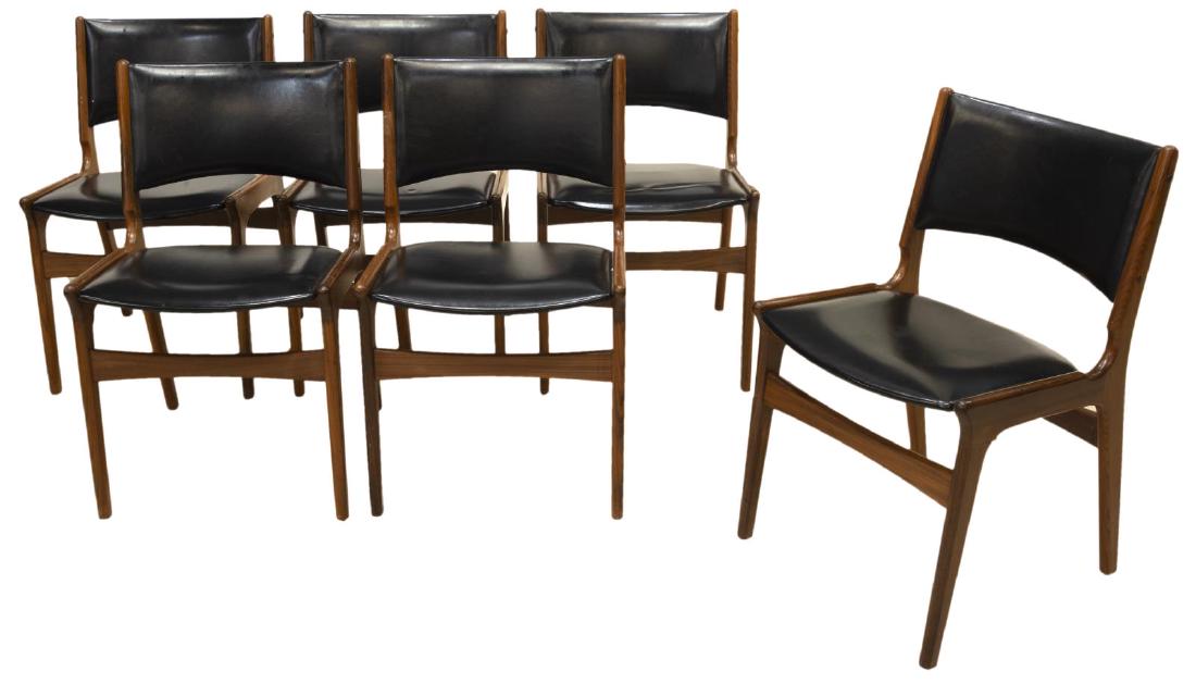 (6) DANISH MID-CENTURY MODERN DINING CHAIRS (1 of 2)