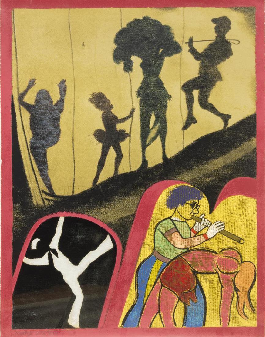 R.B. KITAJ (D.2007) NY PERFORMING ARTS LITHOGRAPH (1 of 4)