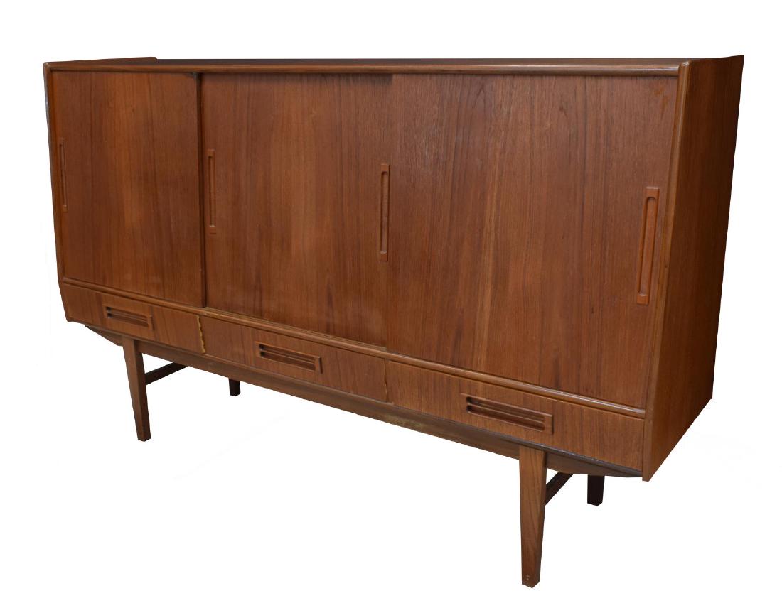 DANISH MID-CENTURY MODERN TEAK SIDEBOARD (1 of 8)