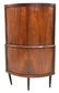 DANISH MID-CENTURY MODERN ROSEWOOD CORNER CABINET