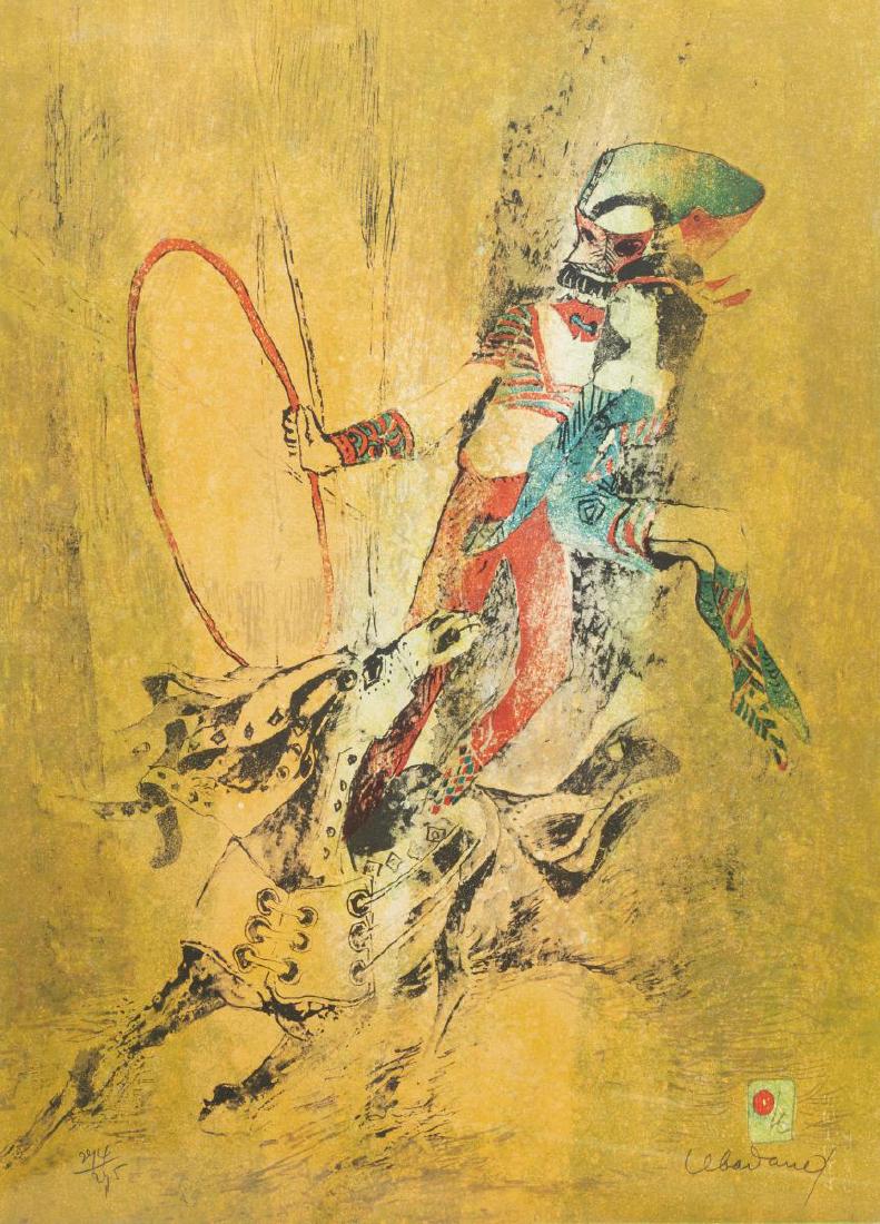 LEBADANG (1922-2015) CIRCUS RIDER LITHOGRAPH (1 of 5)