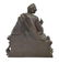 PATINATED BRONZE 'LOIS D'ATHENES' CLOCK TOPPER - 5