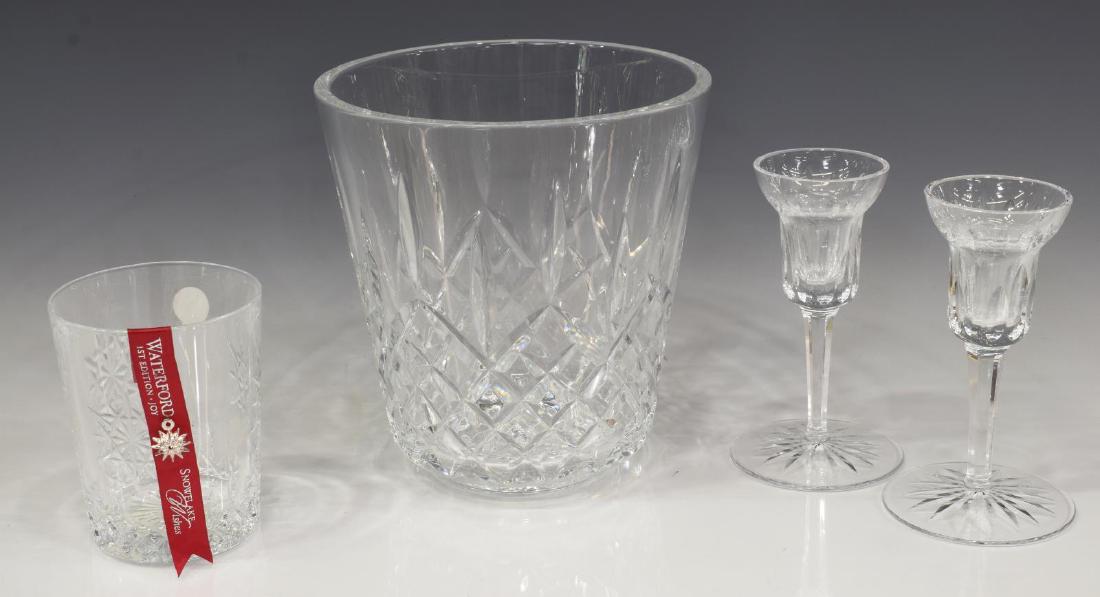 (4) COLLECTION WATERFORD CRYSTAL STEMWARE, BARWARE (1 of 3)