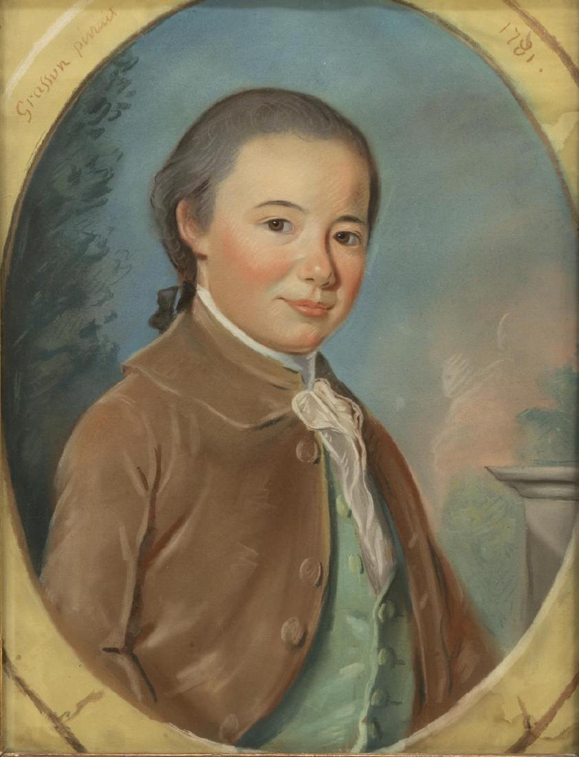 JEAN PIERRE GRASSON (1746-1825) PASTEL PORTRAIT (1 of 4)