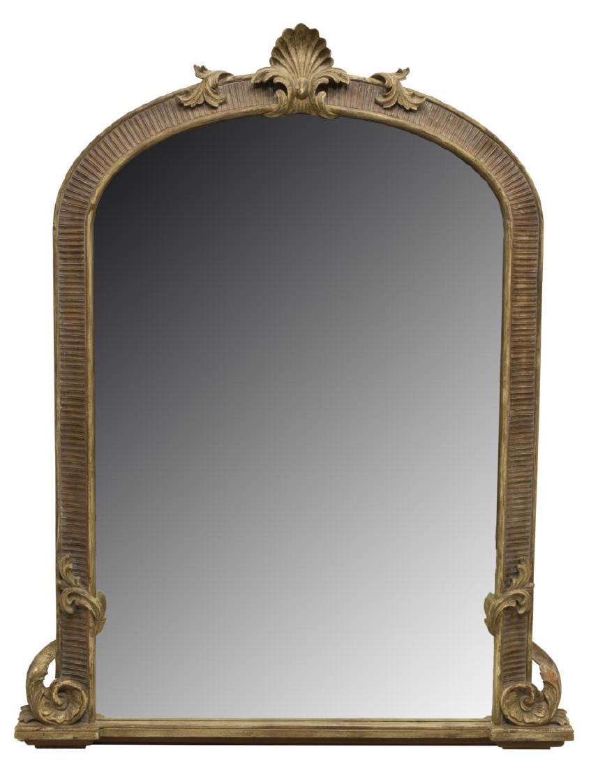 LARGE HARRISON & GIL LOUIS XV STYLE WALL MIRROR (1 of 4)