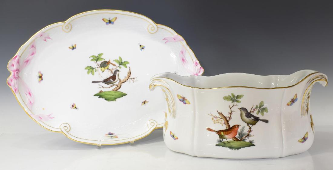 (2) HEREND ROTHSCHILD BIRD PORCELAIN TABLE ITEMS (1 of 4)