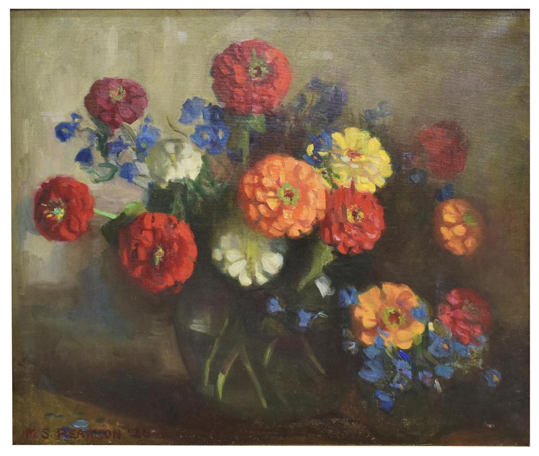 MARGUERITE PEARSON (1898-1978) FLORAL PAINTING (1 of 4)