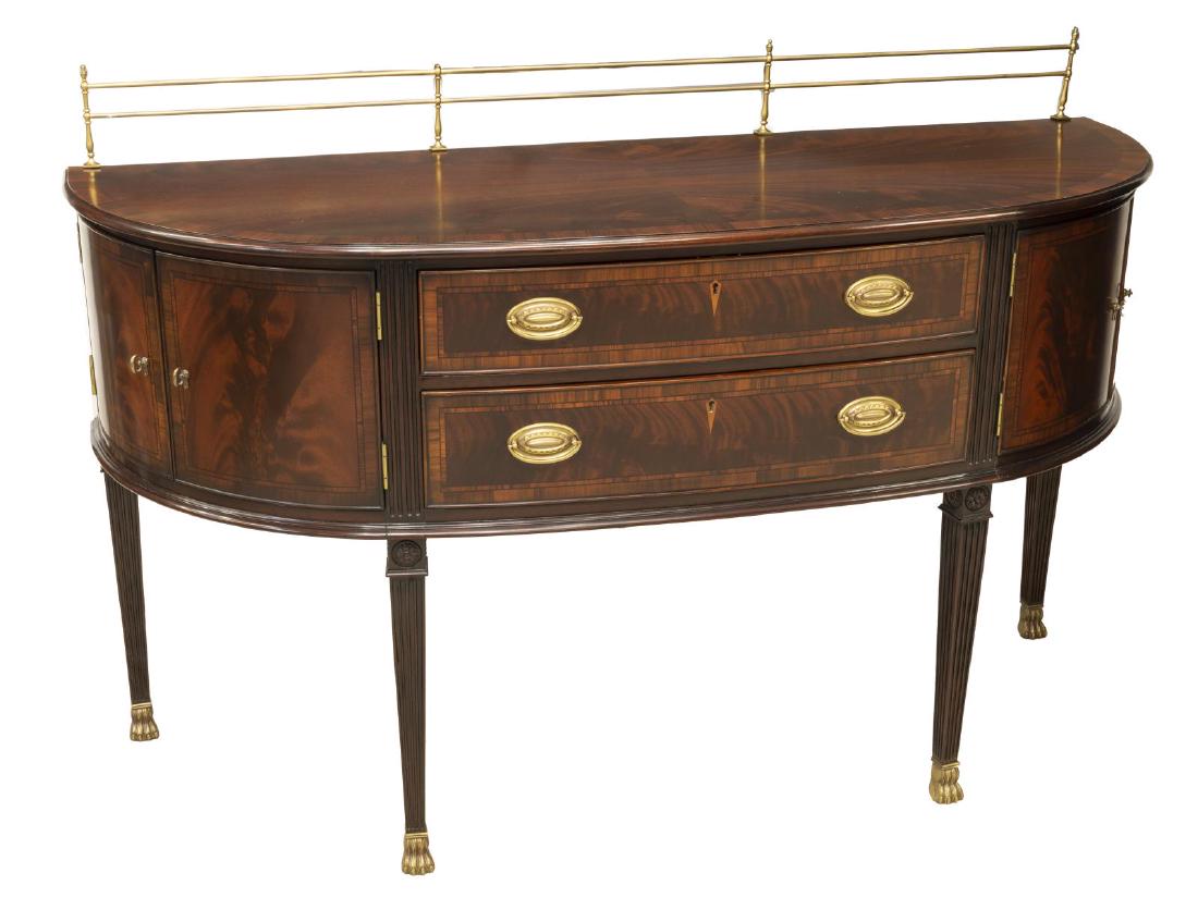 COUNCILL HEPPLEWHITE STYLE MAHOGANY SIDEBOARD (1 of 6)