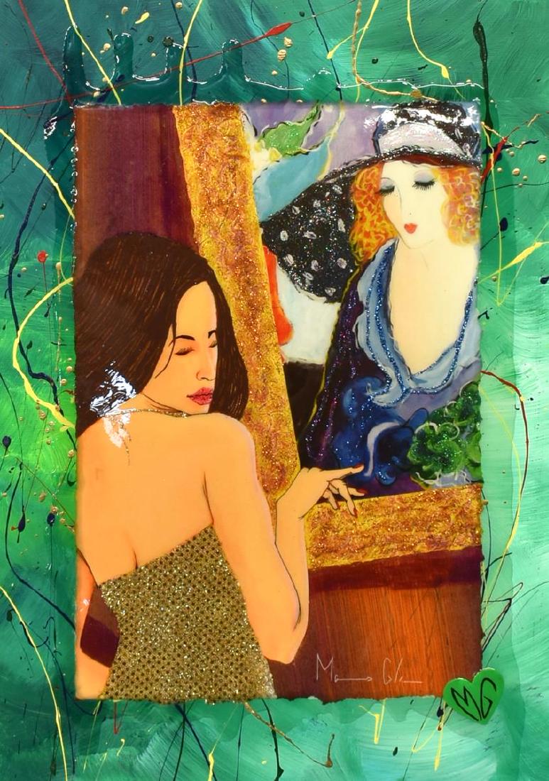 MARCUS GLENN (B.1968) TWO WOMEN PAINTING (1 of 4)