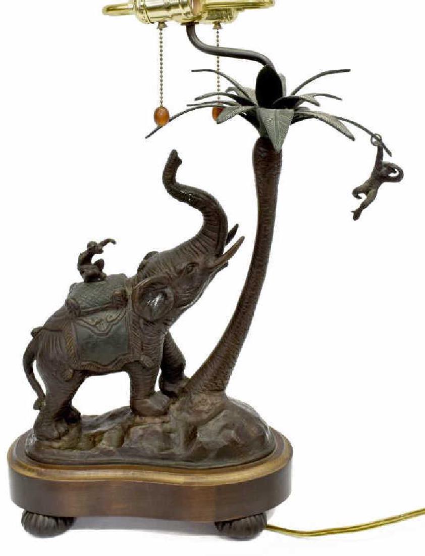 DECORATIVE FREDERICK COOPER BRONZE DESK LAMP (1 of 5)