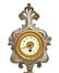 FRENCH ART NOUVEAU CAST METAL SHELF CLOCK - 4