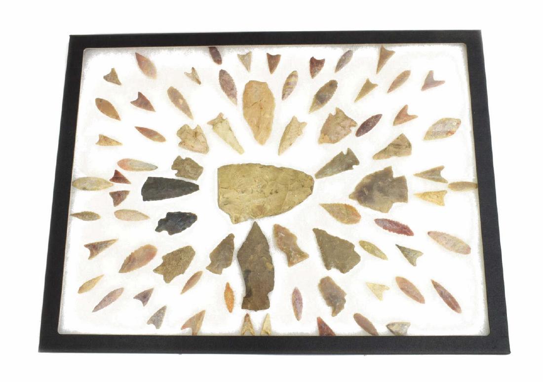 (73) NATIVE AMERICAN ARROWHEADS, BIRD POINTS, MORE (1 of 4)