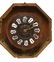 BLACK FOREST HEAVILY CARVED WALNUT WALL CLOCK - 6