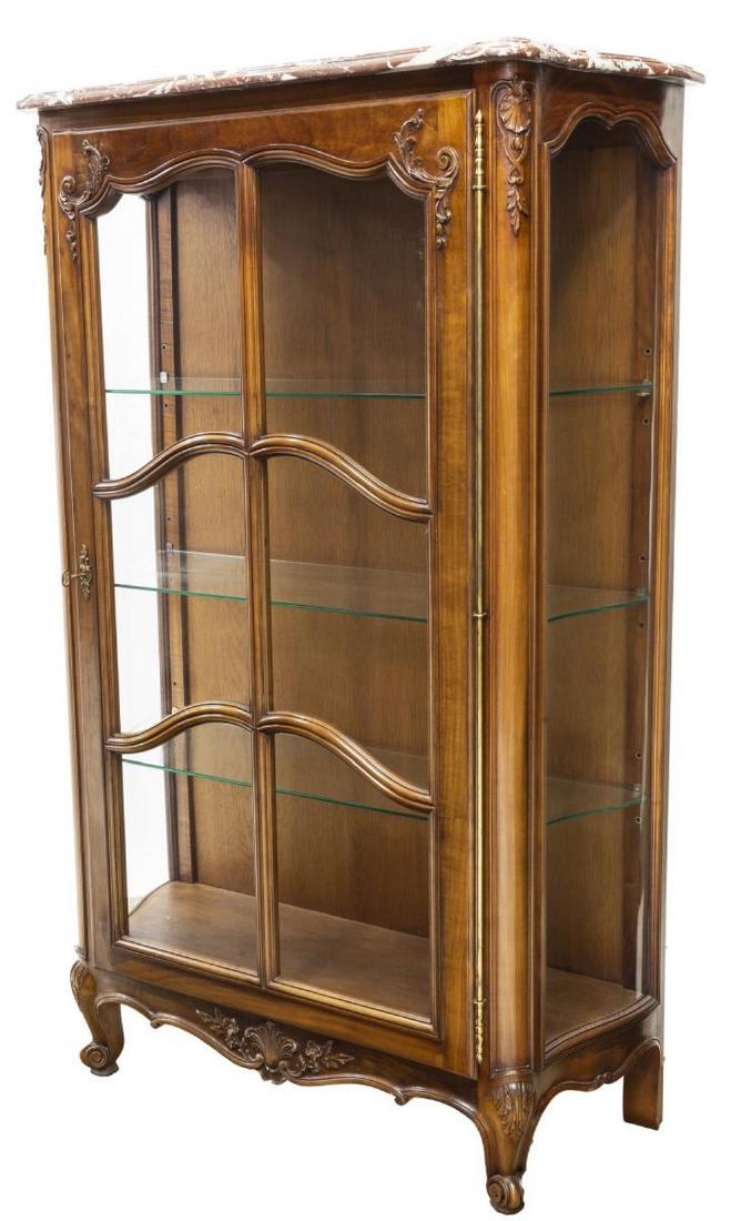 FRENCH LOUIS XV STYLE VITRINE DISPLAY CABINET (1 of 4)