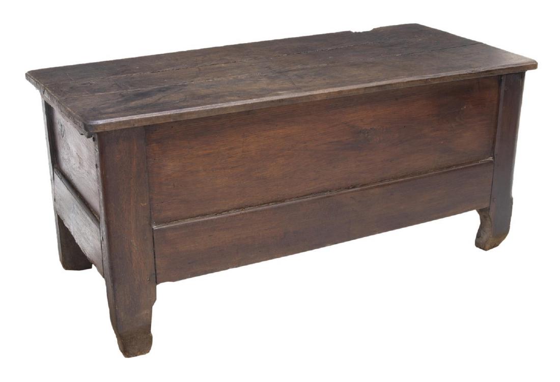 FRENCH PROVINCIAL WALNUT COFFER, 19THC. (1 of 4)