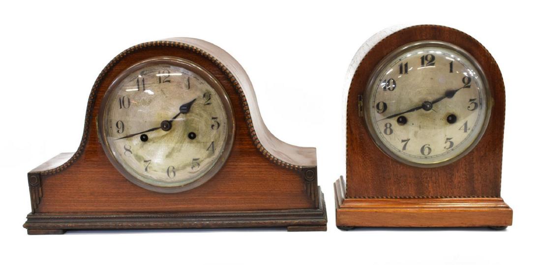 (2) GERMAN BEEHIVE CLOCK & ENGLISH MANTEL CLOCK (1 of 8)