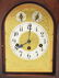GERMAN MAHOGANY CASED CHIMING SHELF CLOCK - 3