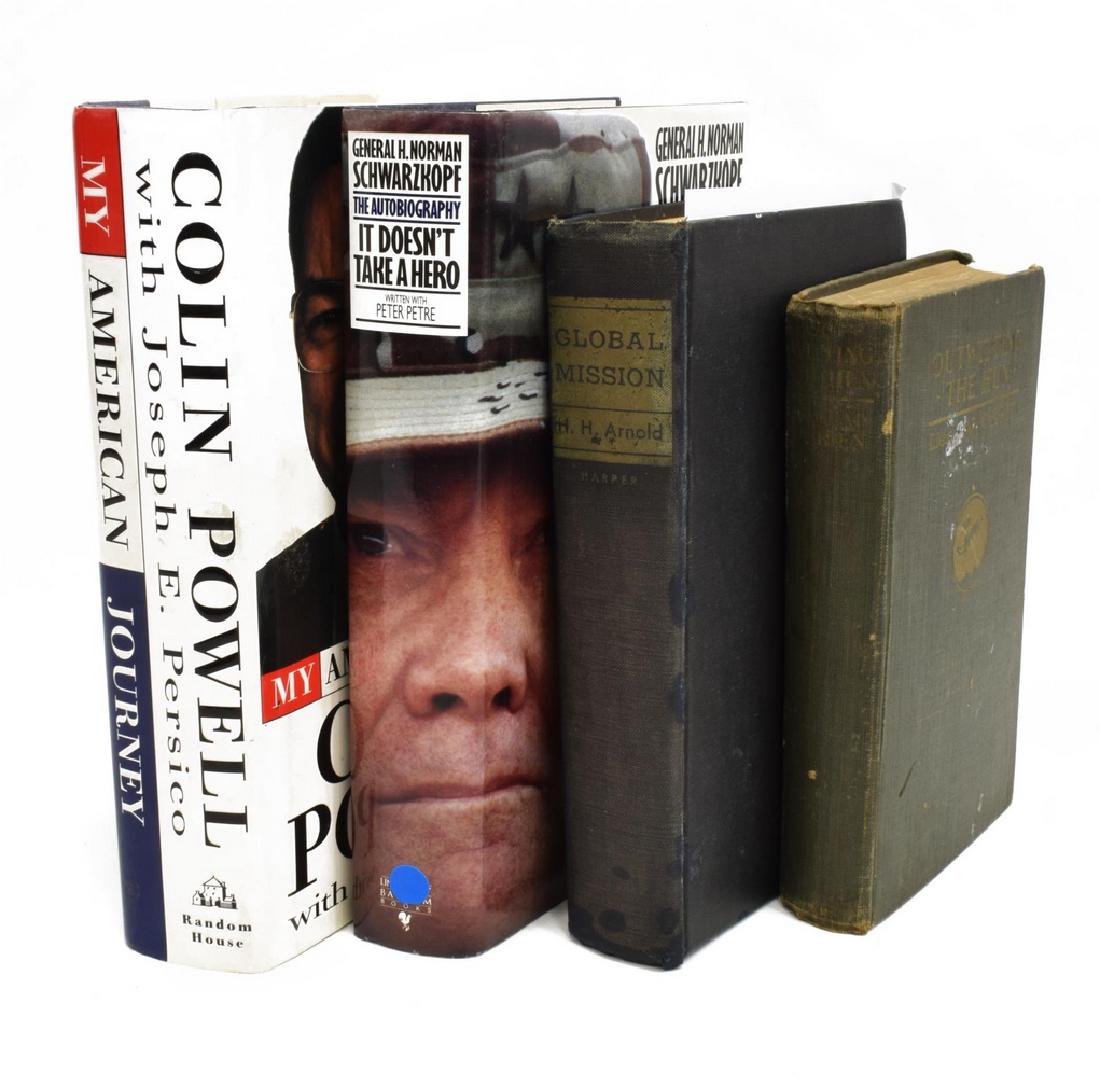 4) SIGNED MILITARY BOOKS COLIN POWELL, SCHWARZKOPF (1 of 6)