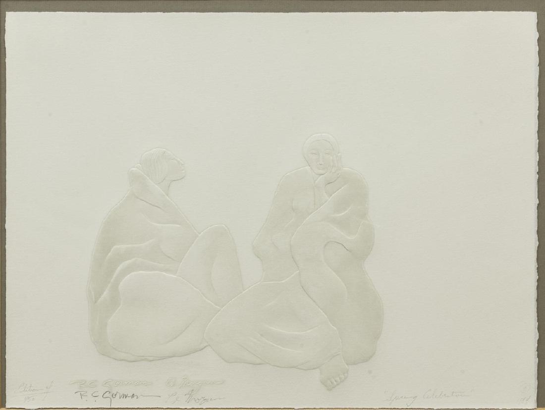 R.C. GORMAN (1935-2008) LIMITED EMBOSSED ART PRINT (1 of 4)