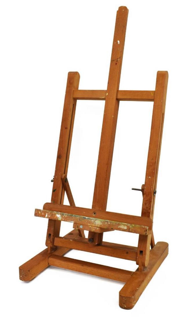 VINTAGE FRENCH TABLETOP ARTIST'S EASEL (1 of 4)