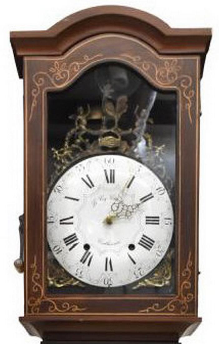 FRENCH PROVINCIAL MORBIER STANDING LONG CASE CLOCK (1 of 6)