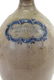 DAVID MORGAN NEW YORK COBALT SILP STONEWARE JUG - 3