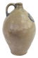 DAVID MORGAN NEW YORK COBALT SILP STONEWARE JUG - 5