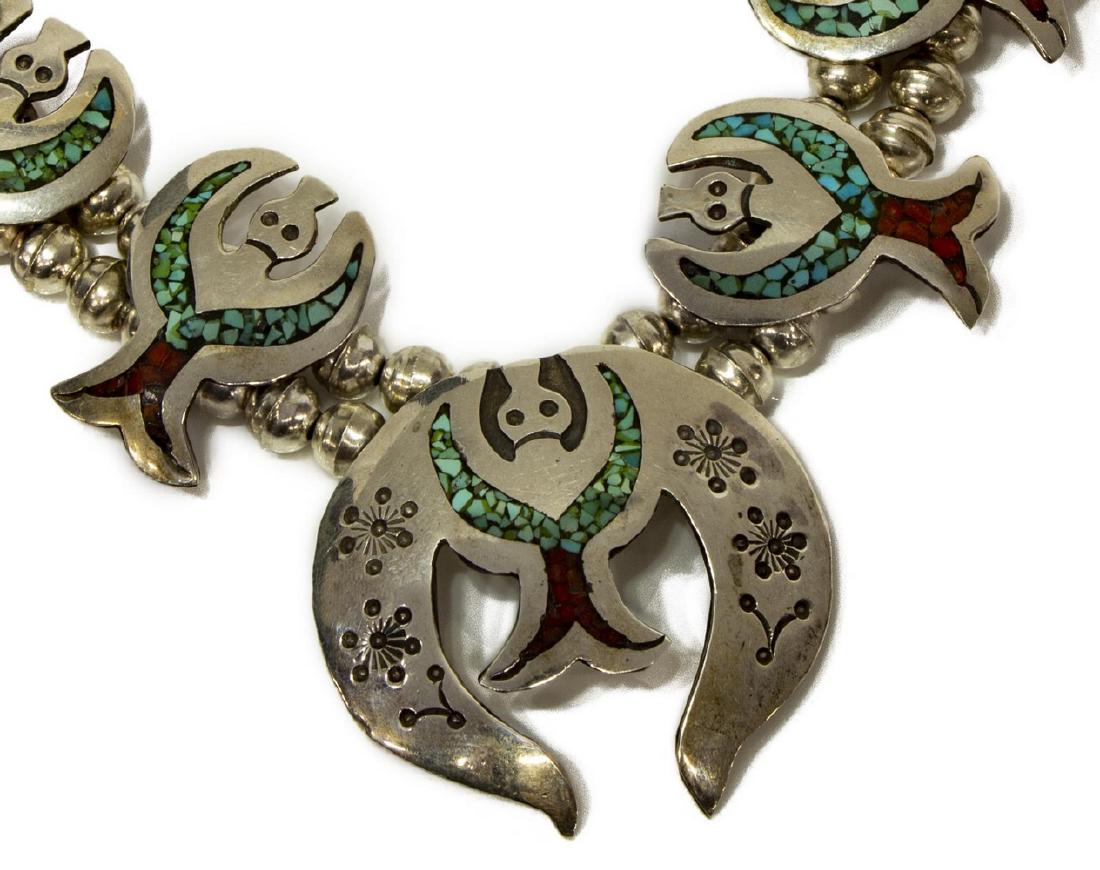 NATIVE AMERICAN THUNDERBIRD SILVER NECKLACE (1 of 3)