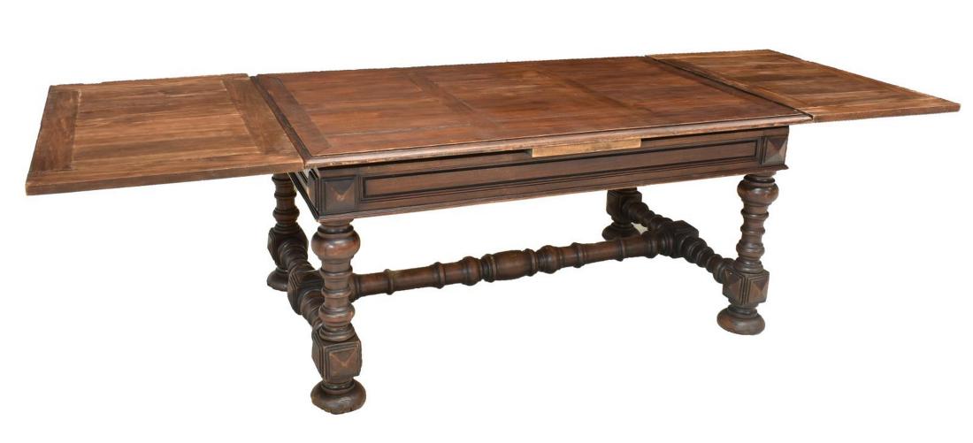 FRENCH LOUIS XIII STYLE EXTENSION DINING TABLE (1 of 7)