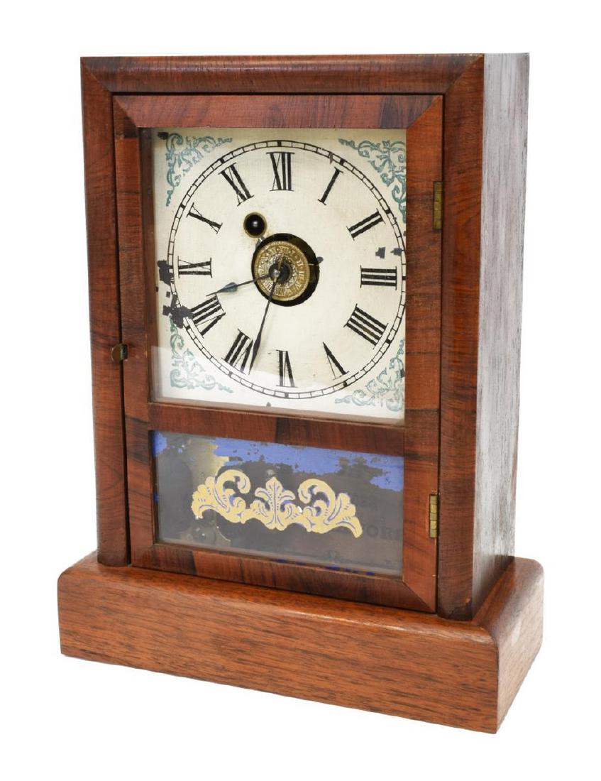 WATERBURY CLOCK CO. COTTAGE SHELF ALARM CLOCK (1 of 6)