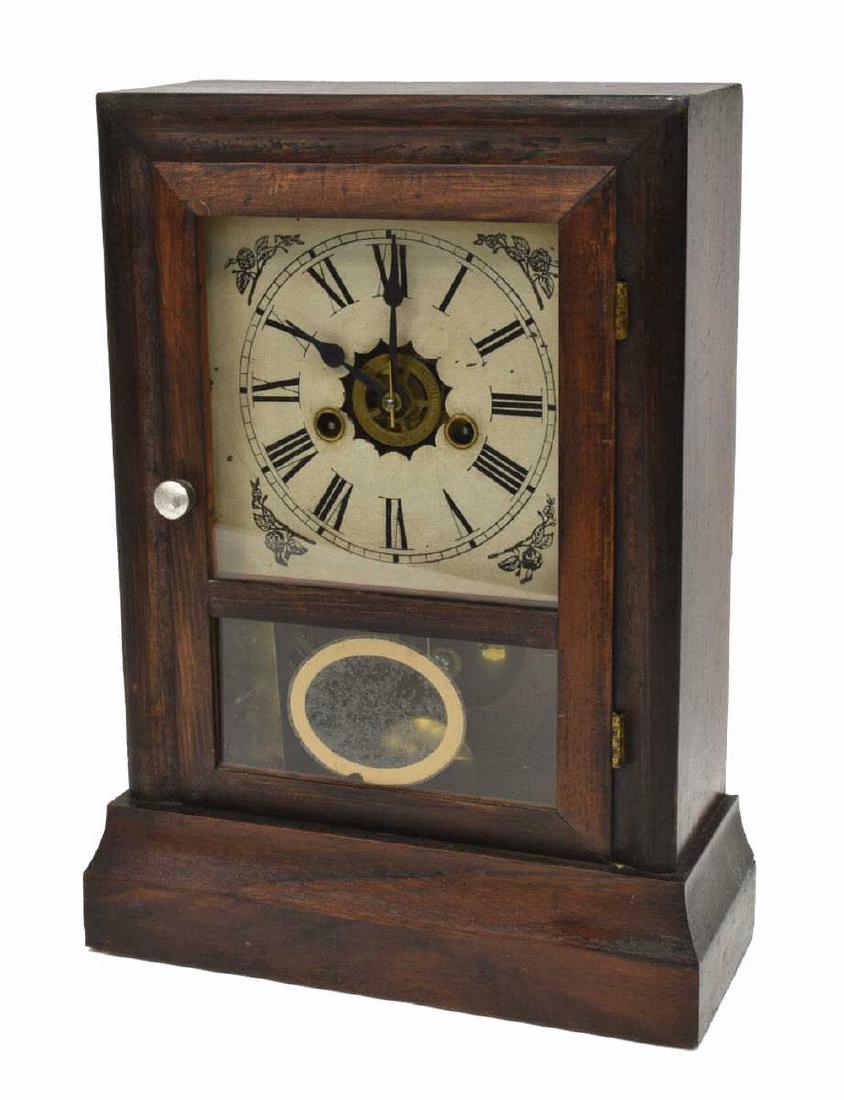 E.N. WELCH CONNECTICUT MANTEL SHELF CLOCK (1 of 6)