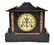 ANSONIA CLOCK CO. SLATE & MARBLE CASE SHELF CLOCK - 2