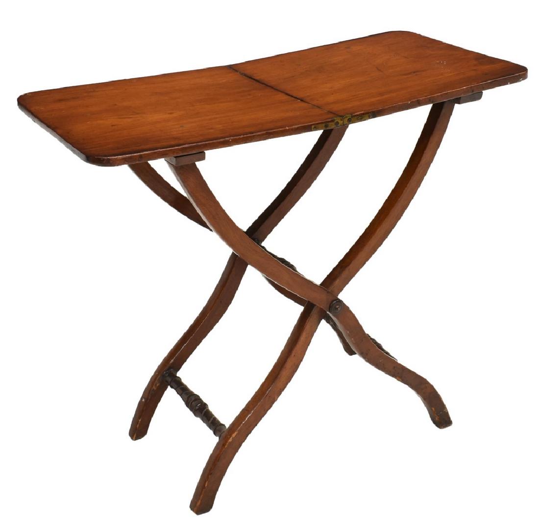 ENGLISH MAHOGANY FOLDING COACHING TABLE (1 of 4)